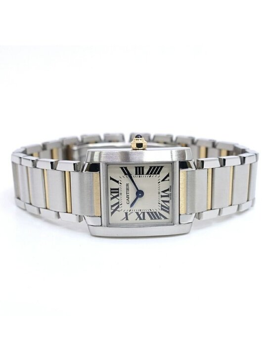 Cartier Tank Francaise SM Watch SS YG Quartz main image 6